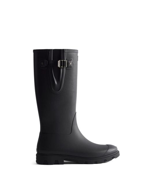 Hunter Black Field Downpour Adjustable Boot for men