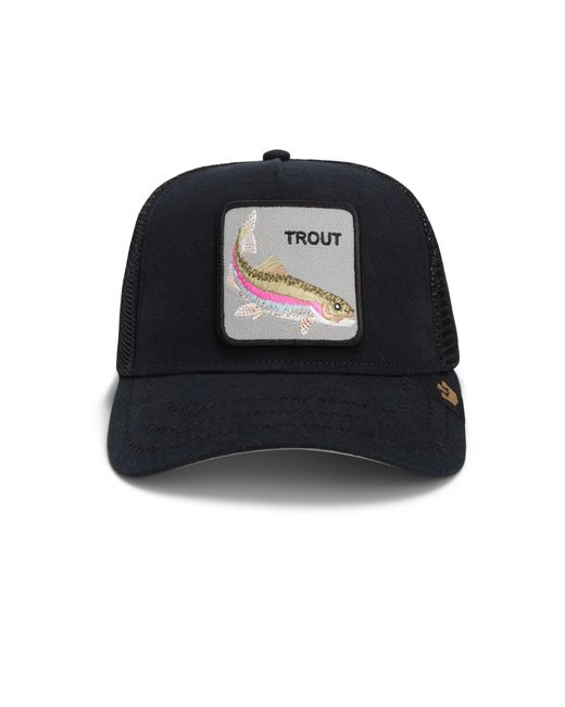 Goorin Bros Black Animal Farm Trucker Cap for men