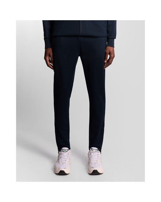 Lyle & Scott Blue Closed Hem Fleece Joggers for men