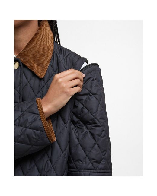 Barbour Black B.Li Lorrie Qui Quilted Jacket
