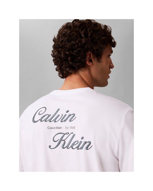 Calvin Klein White T-Shirt for men