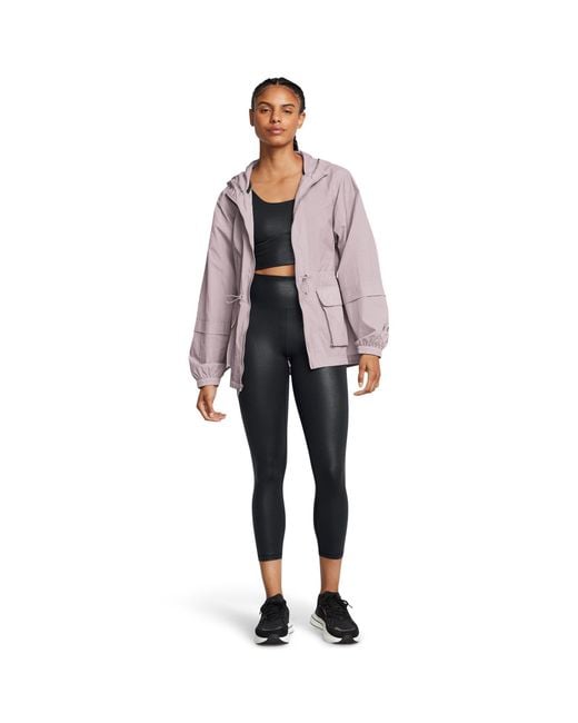 Under Armour Purple Woven Tracksuit Top
