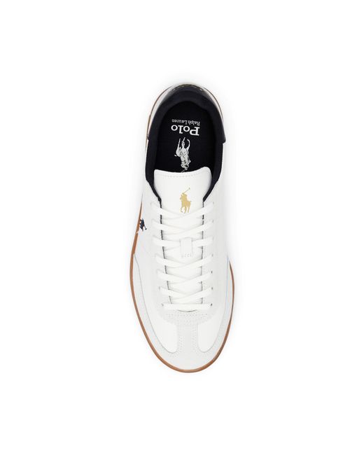 Polo Ralph Lauren White Bedford Low-Top Trainers for men
