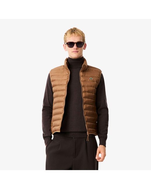 Lacoste Brown Gilets for men