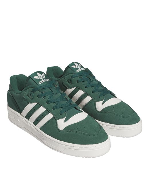 Adidas Green Rivalry Low Basketball Trainers for men