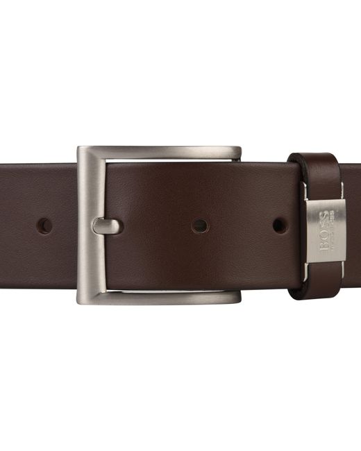 Boss Brown Connio Belt for men