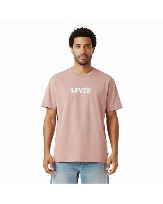 Levi's Pink Icon T-Shirt for men