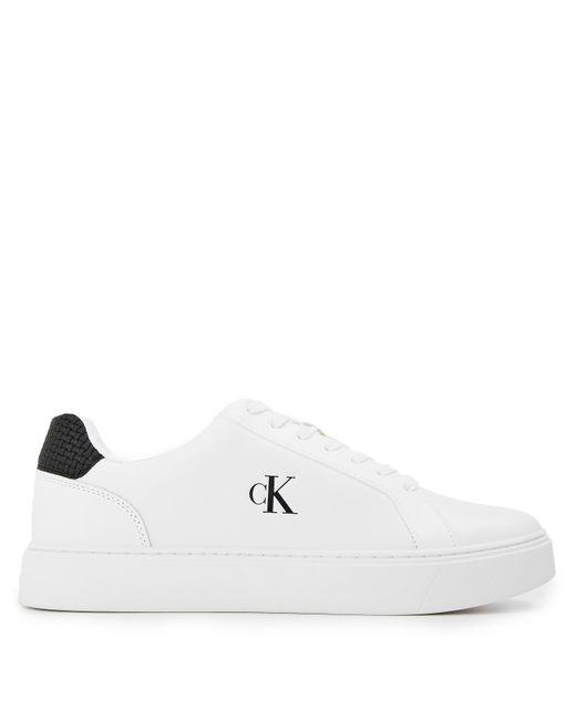 Calvin Klein White Ck L Classic Cup Low-Top Trainers for men