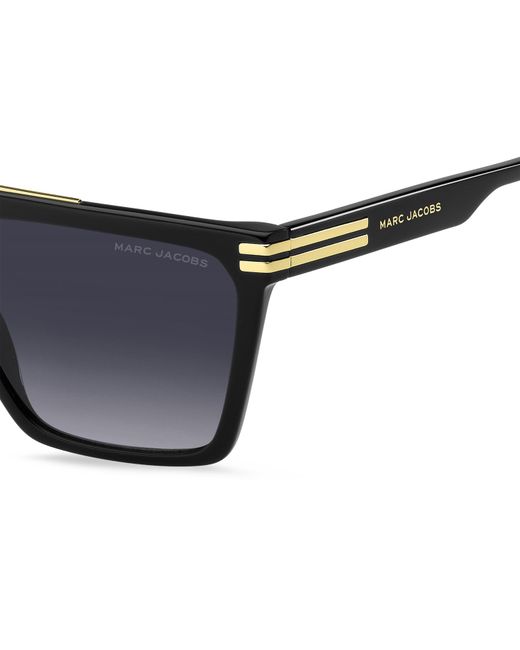 Marc Jacobs Black Round Sunglasses for men