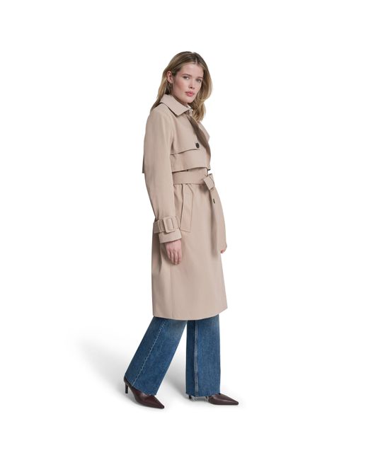 DKNY Natural Trench Coat