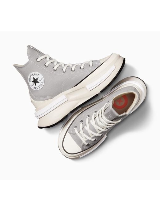 Converse White Adults Run Star Legacy Canvas High-Top Trainers