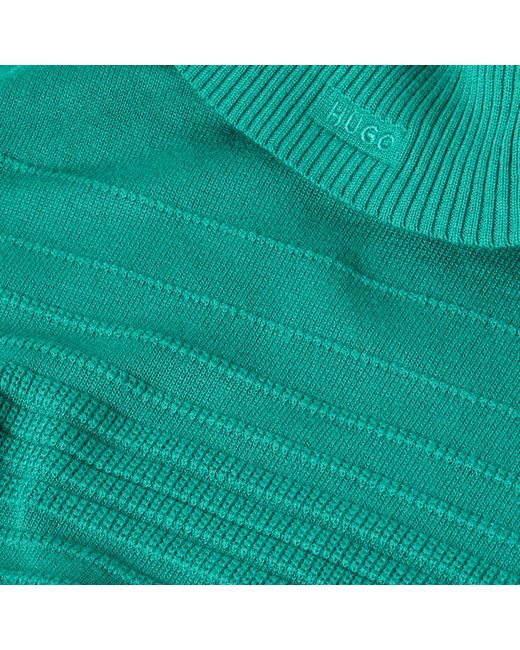 HUGO Green Knitted Top for men