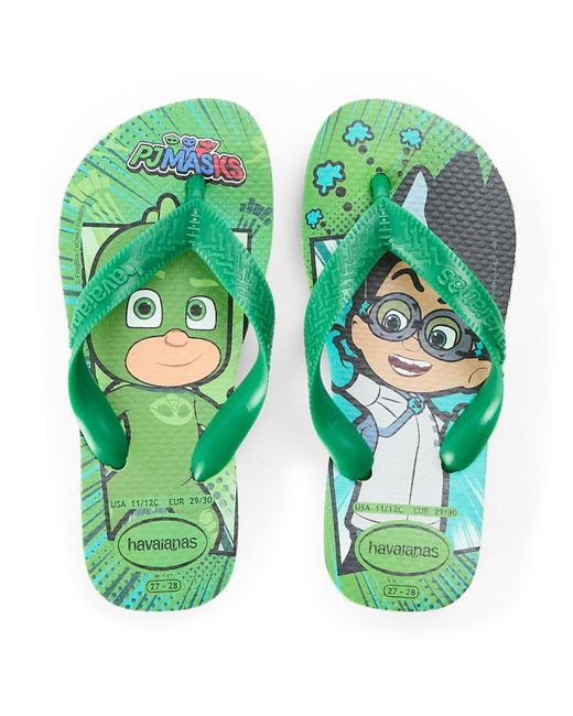Havaianas Green Pyjama Masks Ballet Rose Flip Flops
