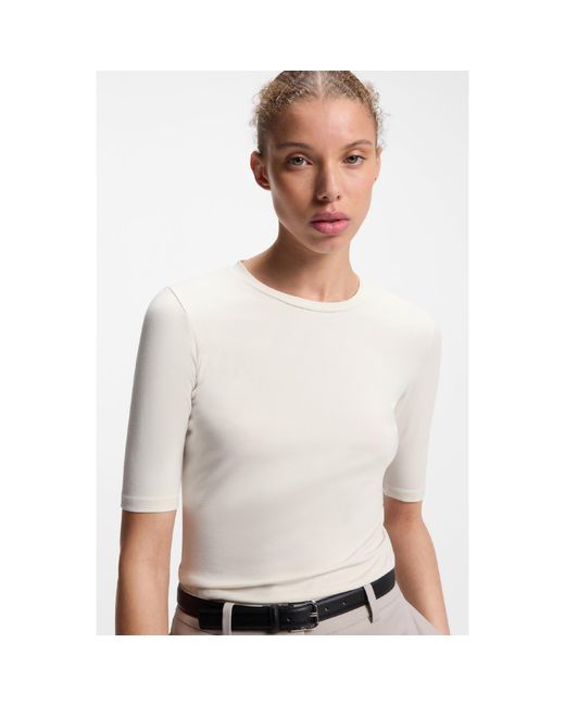 HUGO White Darnelia 10259804 01 T-Shirt