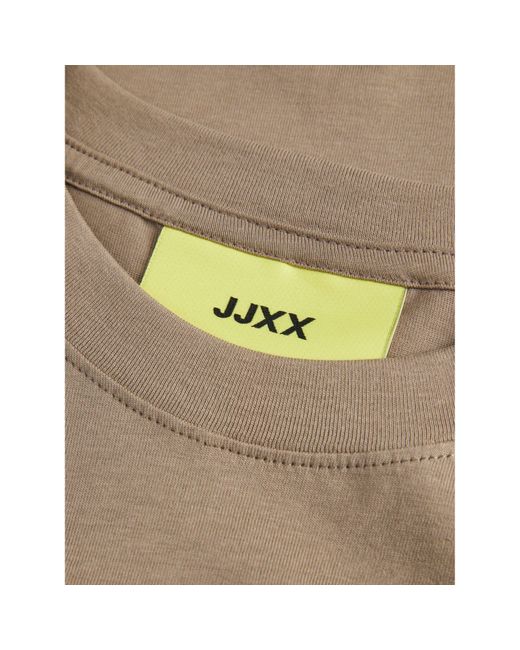 JJXX Natural Andrea Loose Cropped T-Shirt Ladies