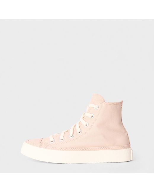Converse Pink Rubber High Tops
