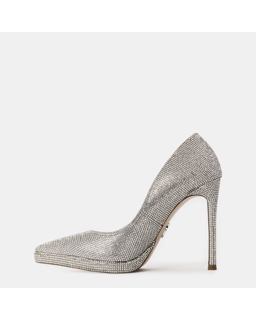 Steve Madden Gray Klassy R Stiletto Court Shoes