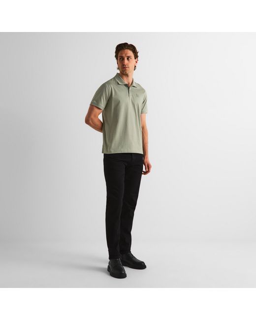 Belstaff Green Steel Short Sleeve Polo Shirt for men