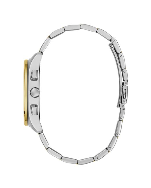 Guess Metallic Palmer Quartz Analogue Watch for men