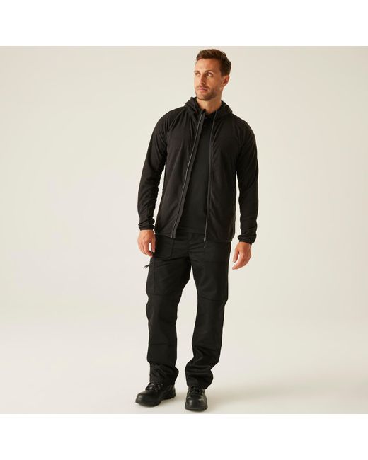 Regatta Black Navigate Full-Zip Fleece for men