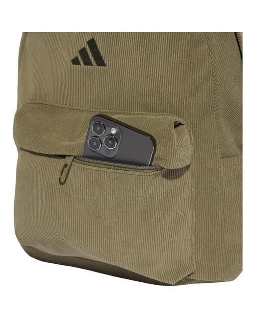 Adidas Green Cord Backpack