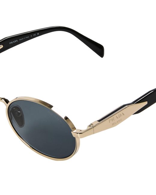 Prada Brown Round Sunglasses