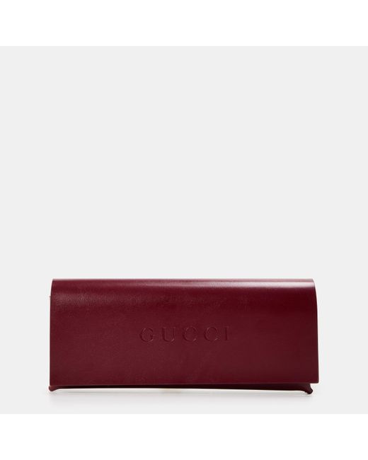 Gucci Metallic Monogram Round Sunglasses