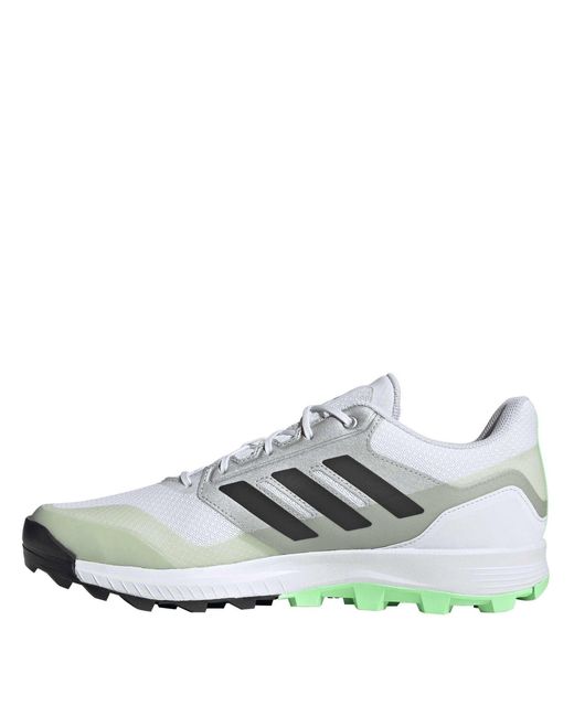 Adidas White Flexcloud 2.1 Astro Hockey Shoes