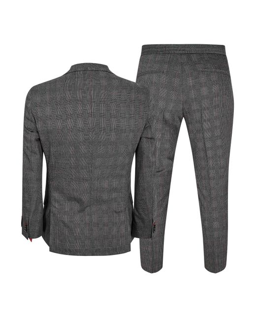 HUGO Gray Hanfred/Goward224Xwg Suit for men