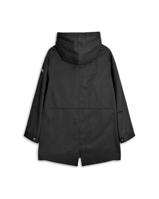 Lambretta Black Shower Resistant Parka for men