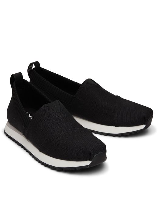 TOMS Black Alpargata Resident 2.0 Trainers Size 6 for men