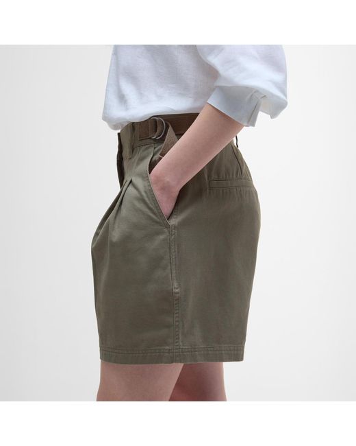 Barbour Green Cecile Shorts