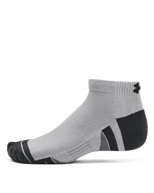 Under Armour Blue Ua Performance Tech 3-Pack Low Cut Socks