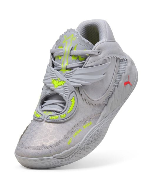 PUMA Gray Mb.05 Metallic Basketball Trainers for men