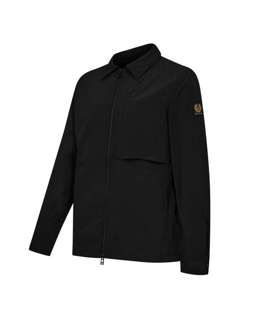 Belstaff Black Path Long Sleeve Overshirt for men