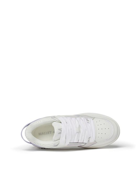 Mallet White Compton Trainers