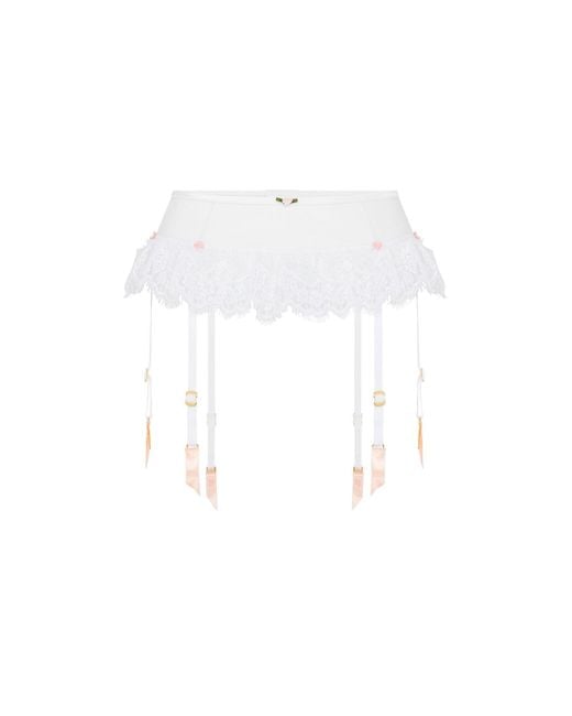 Agent Provocateur Blue Clarissa Suspender