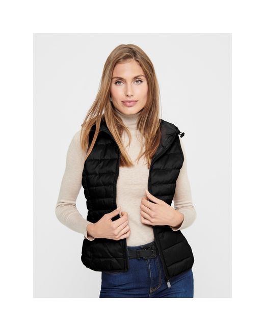 ONLY Blue Tahoe Padded Gilet