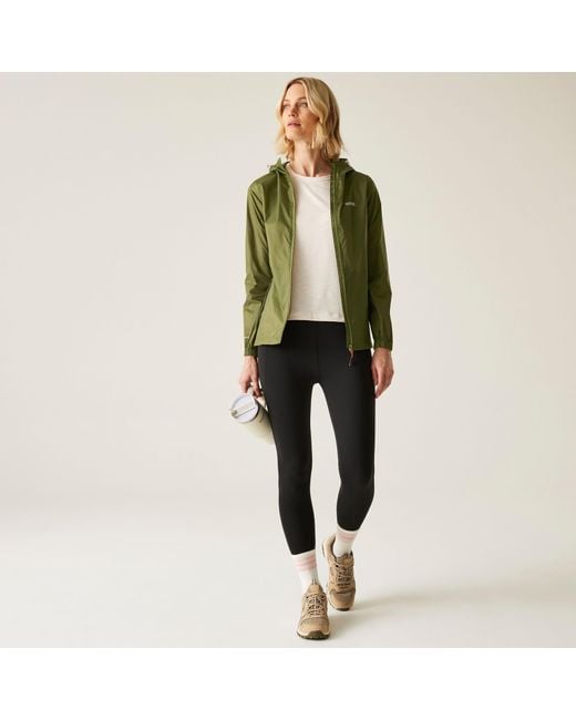 Regatta Green Pack It Iii Waterproof Jacket