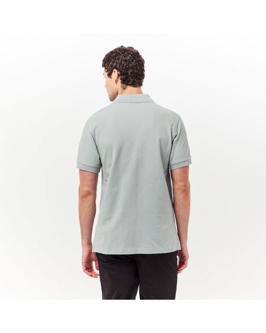 Belstaff Gray Cotton Pique Polo for men