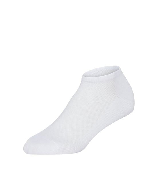 DKNY White 3 Pack Trainer Socks Layla