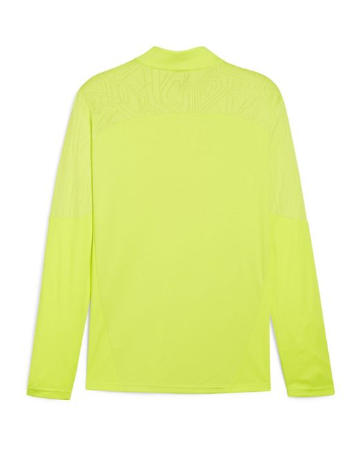 PUMA Yellow Teamfinal Training 1/4-Zip Fleece for men