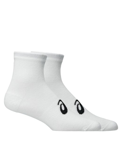 Asics White 3 Pack Quarter Sock for men