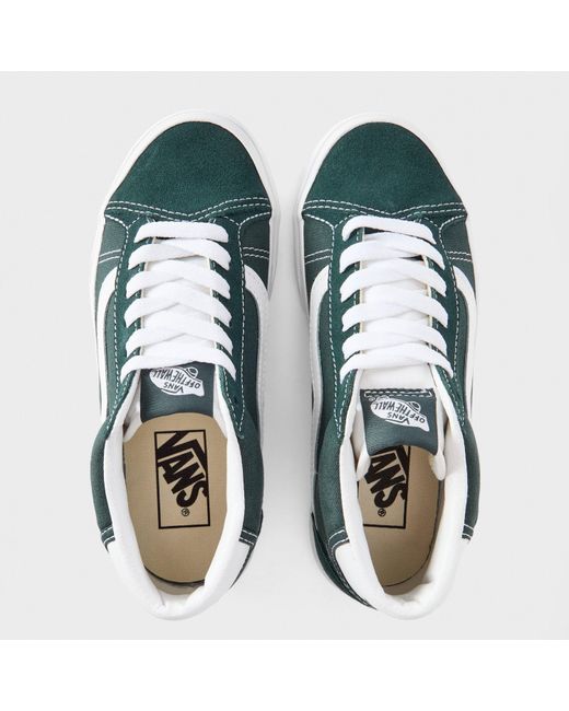Vans Green Adults Canvas High-Top Trainers
