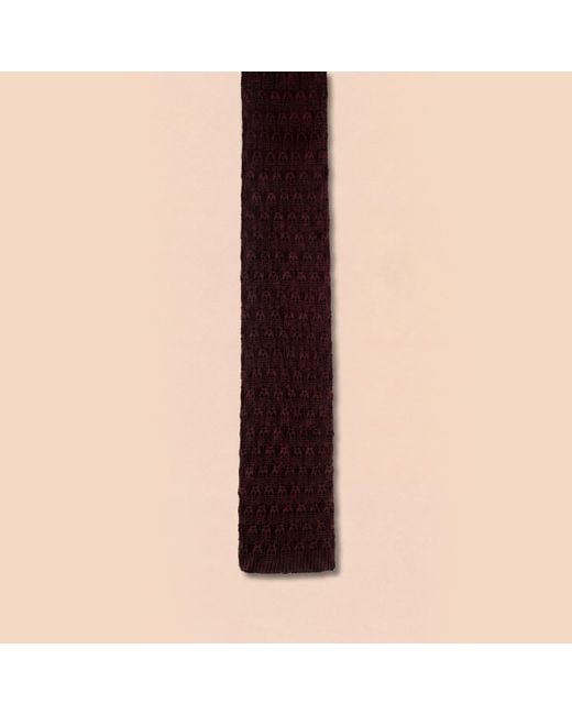 Without Prejudice Natural Sienna Silk Knit Tie for men