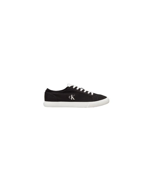Calvin Klein Black Low-Top Trainers for men