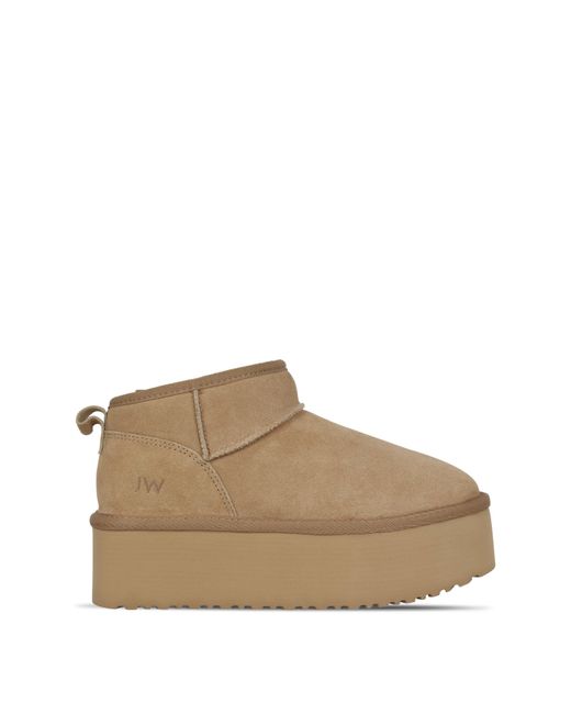 Jack Wills Natural Platform Snug Boots