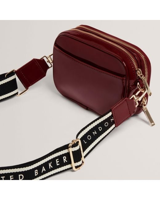 Ted Baker Red Webbing Detail S Crossbody Camera Bag
