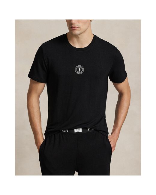 Polo Ralph Lauren Black Puck Logo T-Shirt for men