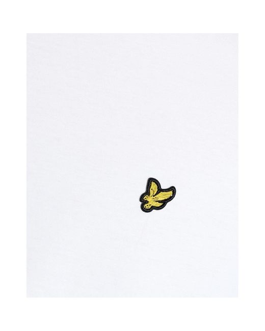 Lyle & Scott White Lyle & Scott Small Eagle T-Shirt for men